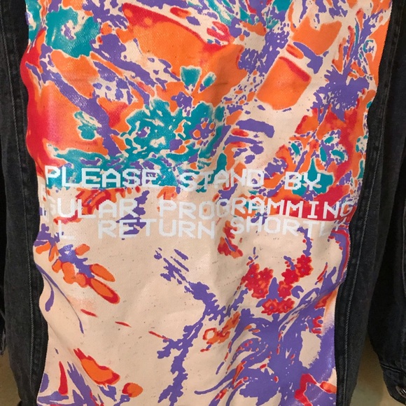 Jean Jacket Graphic Print Back - Picture 2 of 6